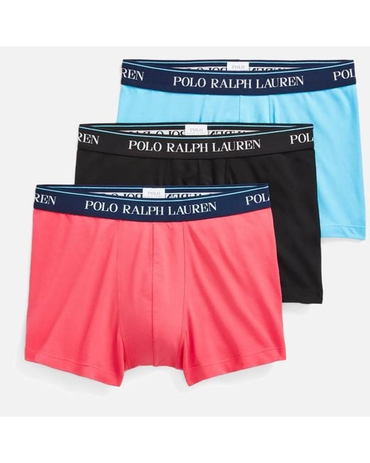 Polo Ralph Lauren Pack Classic Trunks For Men Lyst