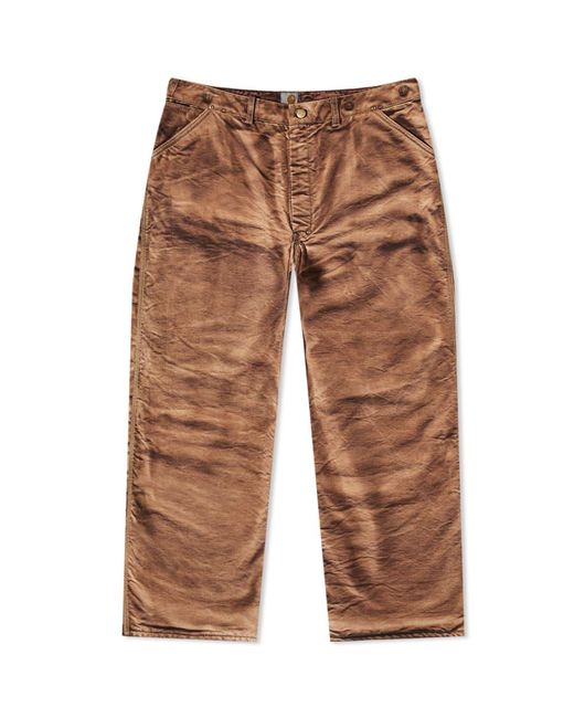 Junya Watanabe X Carhartt Wip Cotton Twill Pant In Brown For Men Lyst