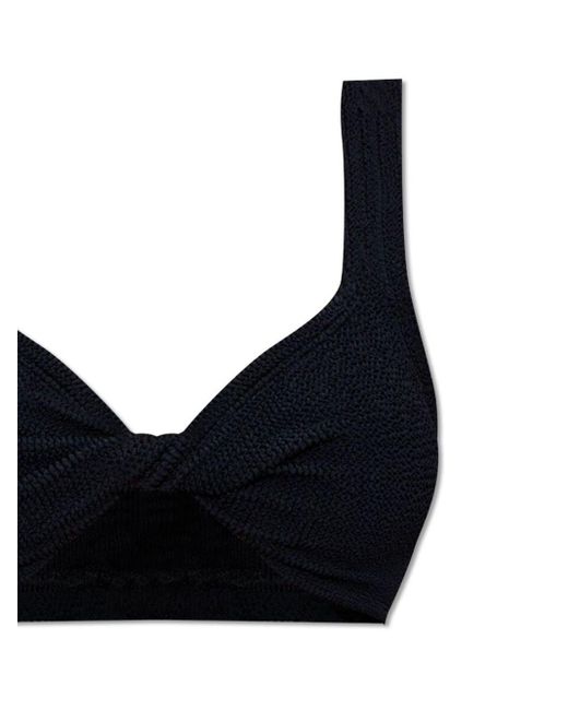 Hunza G Jamie Bikini Set In Black Lyst