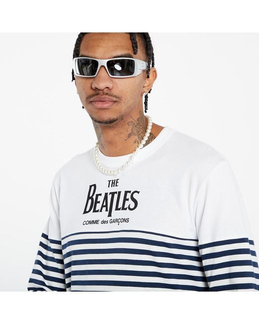 Comme des Garçons Comme Des Garçons X The Beatles Long Sleeve Woven Tee