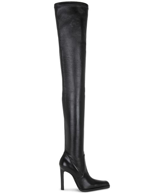 Saint Laurent Nina Over The Knee Boot In Black Lyst