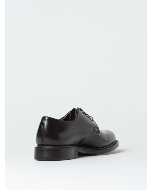 Church S Shannon Derby Shoes In Brushed Leather In Black For Men Lyst