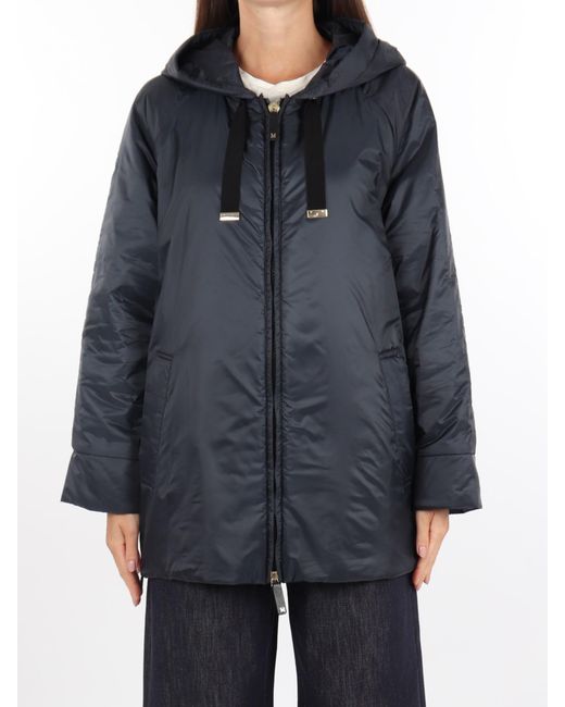 Max Mara The Cube Greenz Down Jacket In Navy Blue Lyst UK