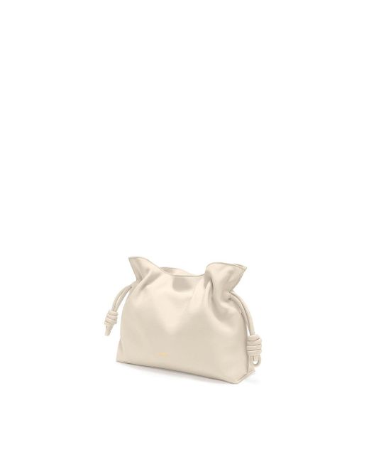 Loewe Flamenco Clutch In Natural Lyst