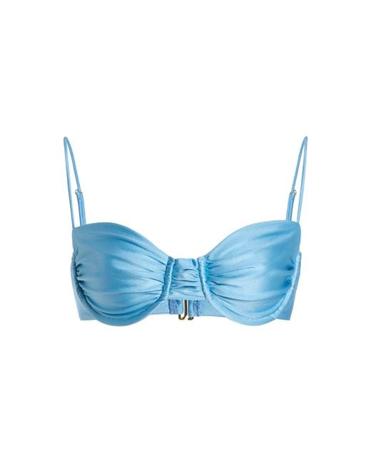 Jade Swim Mia Bikini Top In Blue Lyst
