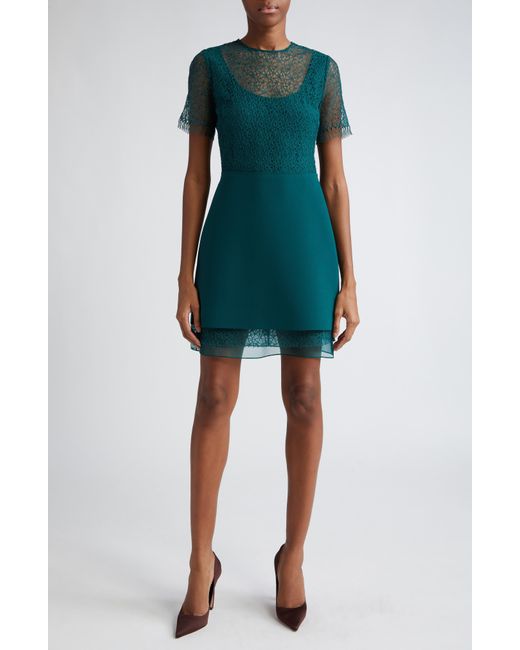 Jason Wu Layered Corded Lace Dress In Green Lyst