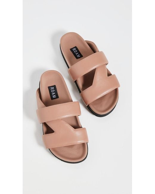 Roam Slides In Nude Natural Lyst Australia