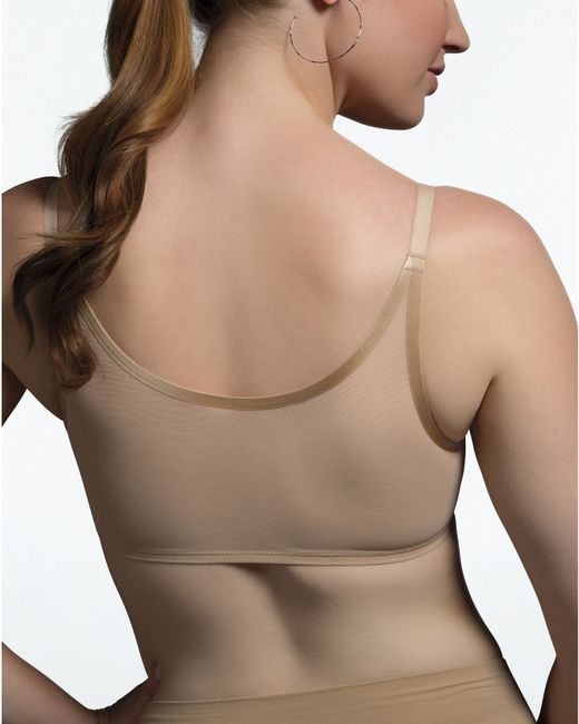 Spanx Bra Vo Breezy Back Smoothing Underwire Bra In Natural Lyst