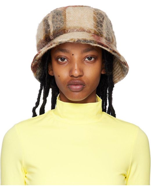 order now Anine Bing Color Cami Bucket Hat in Yellow Lyst 