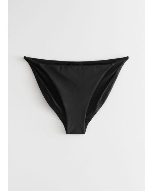 Other Stories Mini Bikini Briefs In Black Lyst Canada