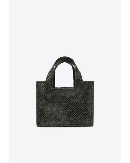 Loewe X Suna Fujita Small Logo Detailed Top Handle Bag In Black Lyst