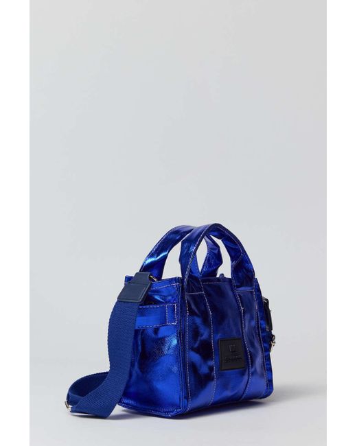 Bdg Serena Coated Denim Mini Tote Bag In Blue At Urban Outfitters Lyst