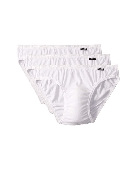 Jockey Cotton Elance R Bikini 3 Pack In White For Men Lyst