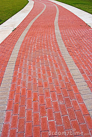 Follow the red brick road