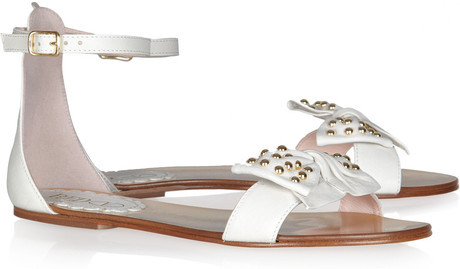 Shoe of the moment: bow-embellished sandals by Red Valentino