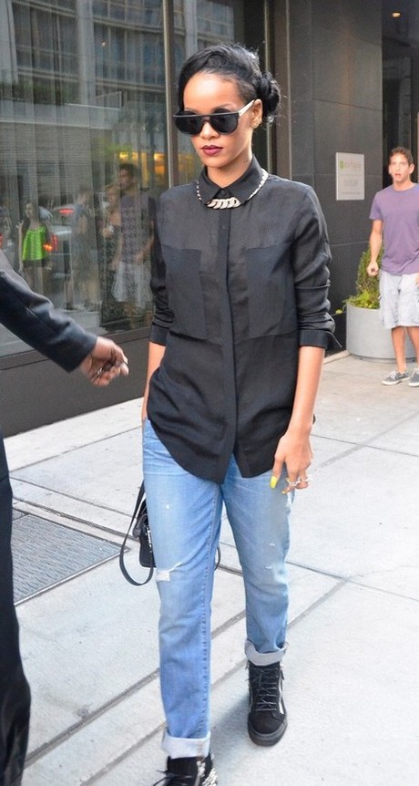 Rihanna in J Brand Jeans