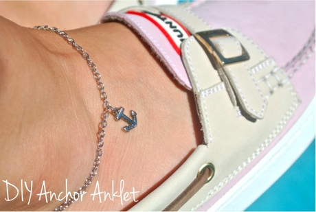 DIY Anchor Anklet