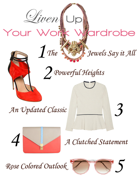 Workplace Wednesday:: How to Liven Up Your Work Wardrobe