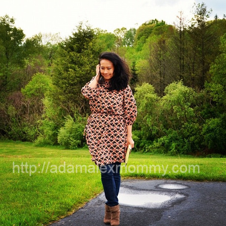 LOOKBOOK: Webster at Target Deco Print Dress & Envelope Clutch