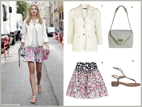 LOOK OF THE DAY: FLORAL SKIRT