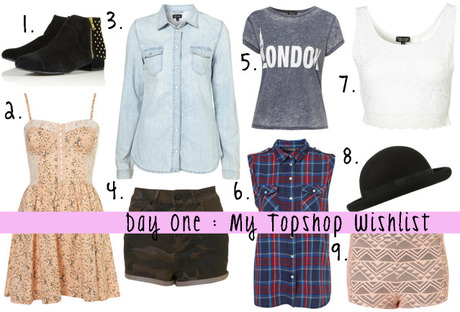 Wishlist Week Day One: Topshop