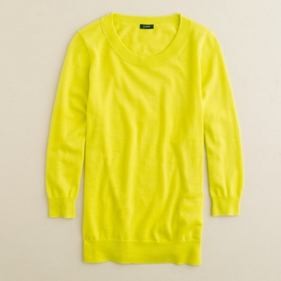 One Yellow Sweater, Three Ways.