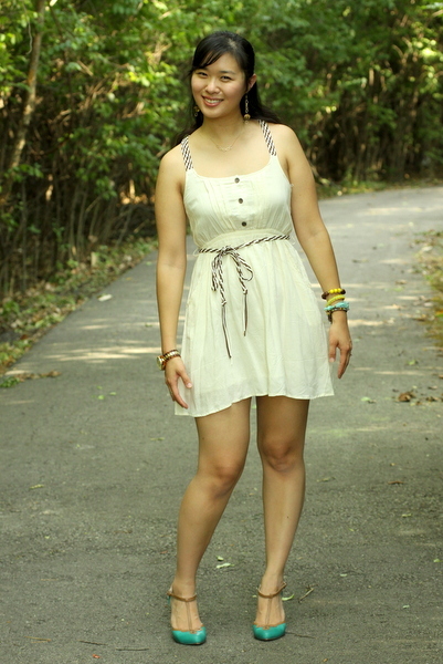 Little Ivory Dress, Styled Two Ways