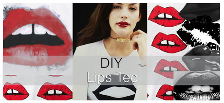 DIY: Lips Tee