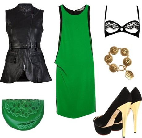Fresh leather by ralucadu featuring a draped dressReed Krakoff...