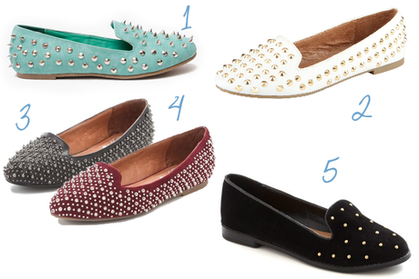 Trend: studded loafers