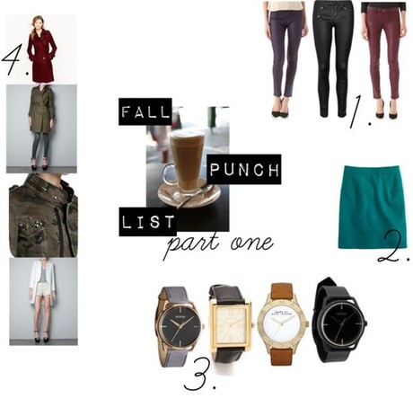 FALL PUNCH LIST
With the leaves beginning to drop, and warm...