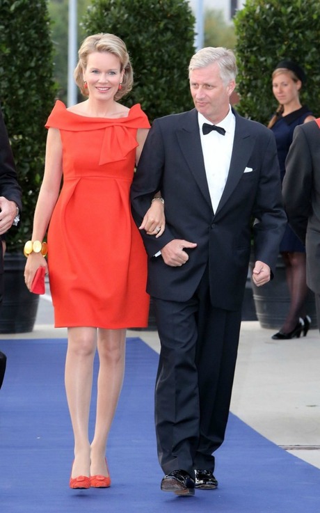 Princess Mathilde and Prince Philippe attended a Gala for the King Baudouin Foundation at Kortrijk Expo Hallen