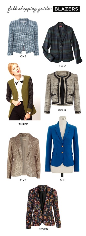 Fall Shopping Guide: Blazers