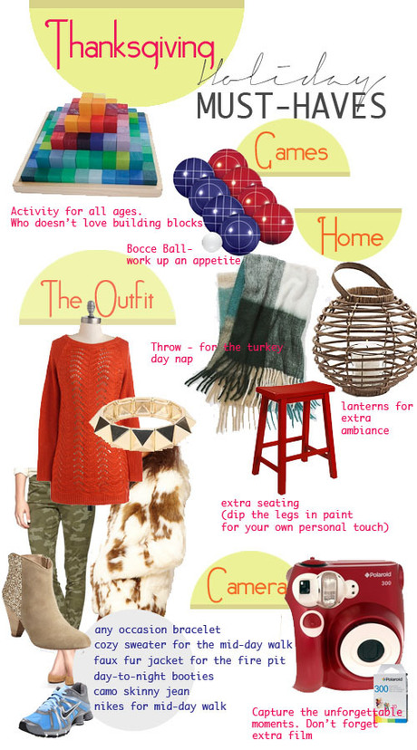Prepare for Thanksgiving: Must-haves