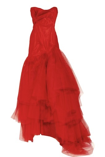 a bravely untraditional bride should wear this blazing red...