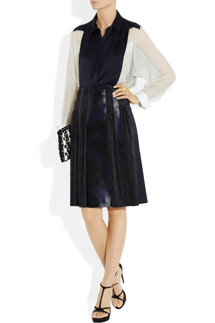 Long Sleeve Satin Blouse