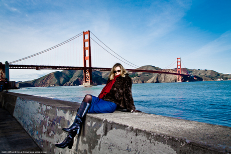 A Faux Fur Jacket by the Bay