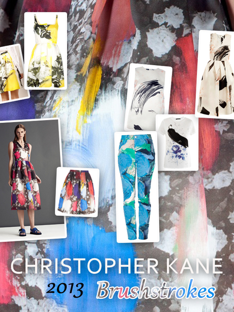 Spring 2013 Trend - Painterly Chic Brushstrokes