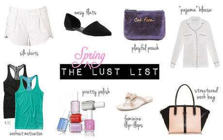 spring lust list