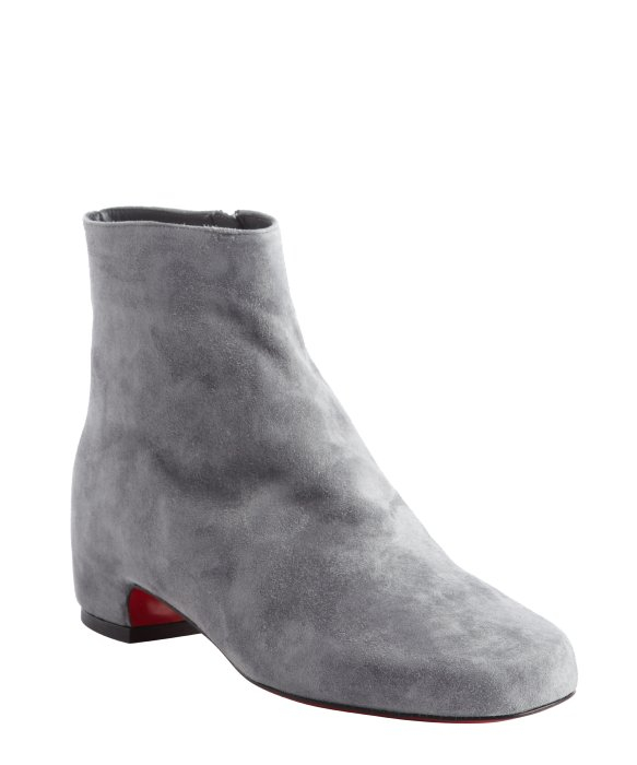 louboutin grey suede