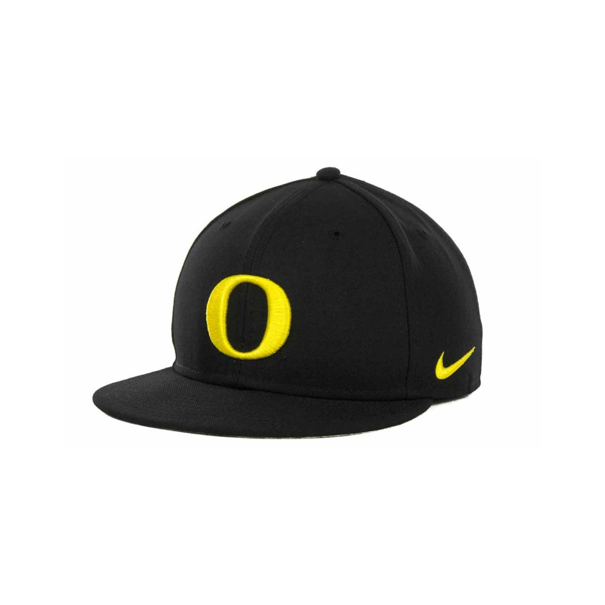 Nike Oregon Ducks Ncaa Team Sports Authentic Fitted Cap in Yellow for
