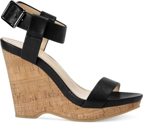 calvin klein platform wedge sandals