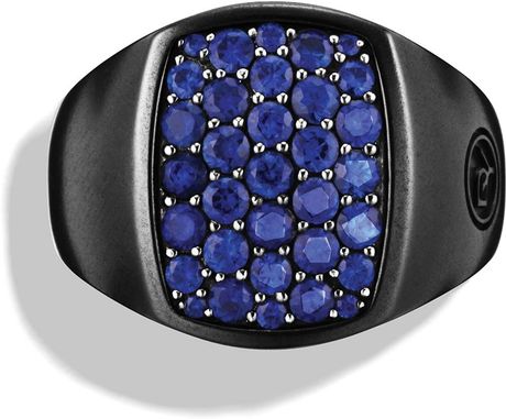 yurman pinky sapphires ring david multi