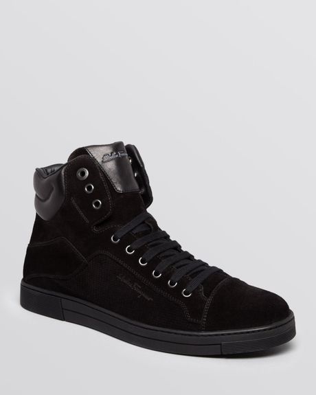 ferragamo high top sneakers