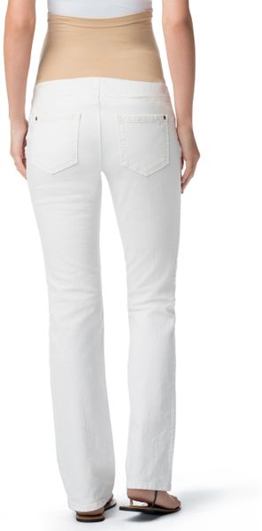 Jessica Simpson Maternity Bootcut Maternity Jeans in White ...