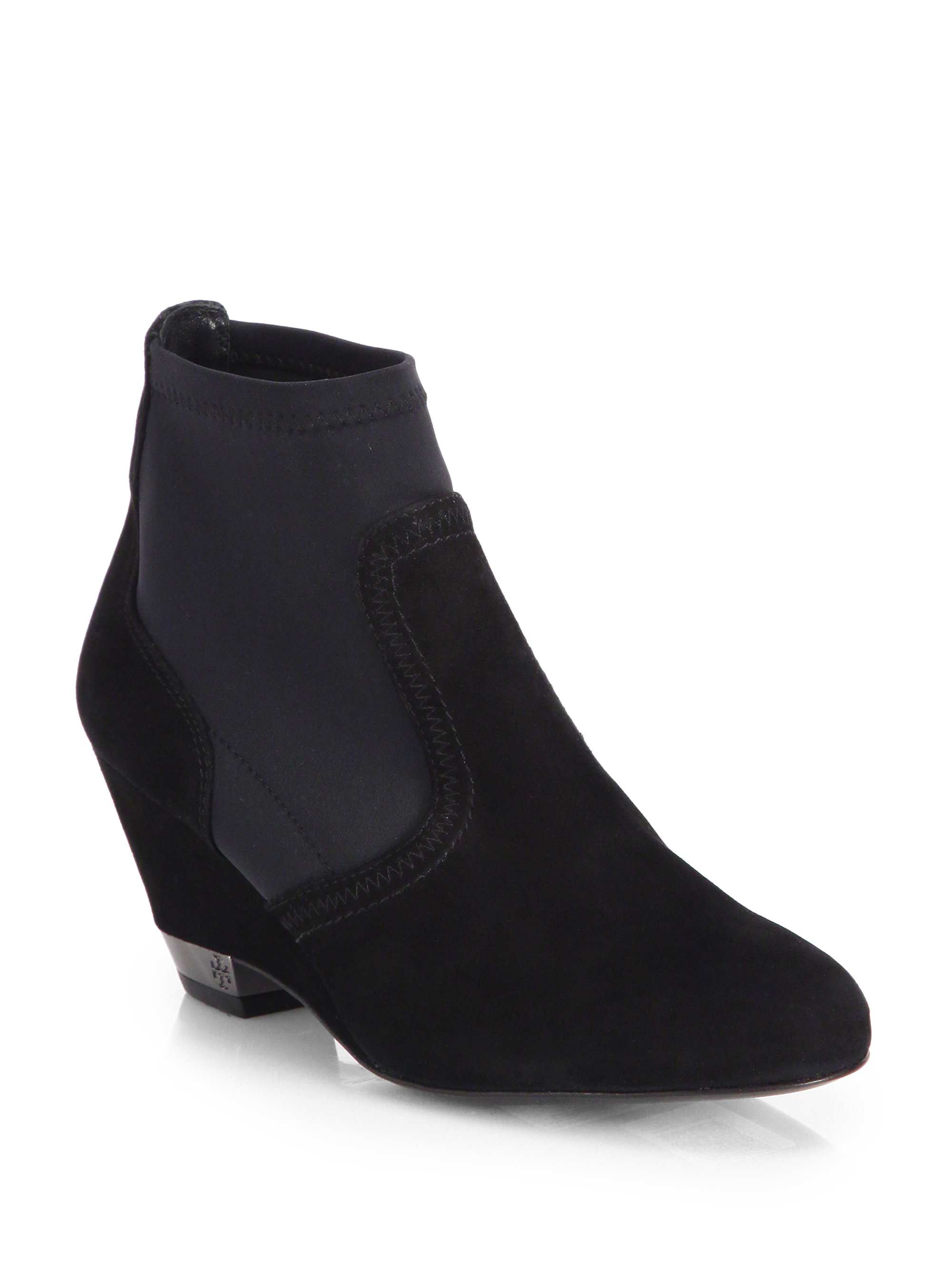 tory burch flat ankle boots