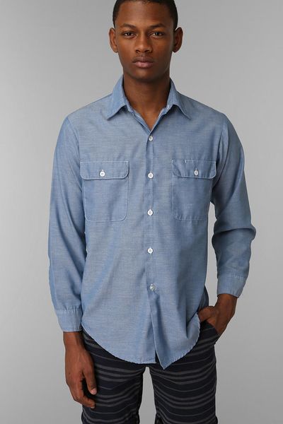 Urban Outfitters Mens Vintage Painted Deer Chambray Shirt in Blue for ... Urban Outfitters Mens Vintage Painted Deer Chambray Shirt in Blue for ...