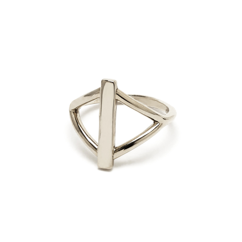 Pamela Love Balance Ring In Sterling Silver in Silver (Sterling Silver