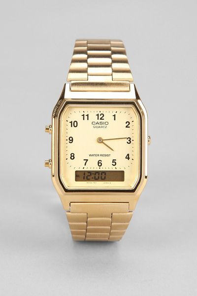 Casio Classic Gold Dress Watch in Gold for Men