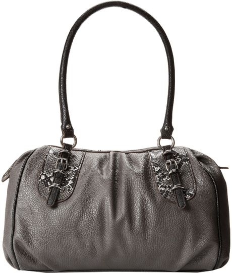 Jessica Simpson Amber Satchel in Gray (Grey) Jessica Simpson Amber Satchel in Gray (Grey)
